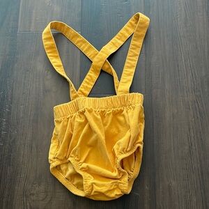 Cat & Jack Corduroy Suspender Bubble Pants Mustard 18M